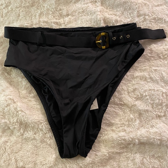 Sunshine79 Wanderlust Solids High Waist Bottom - Black - Solid - Picture 3 of 5